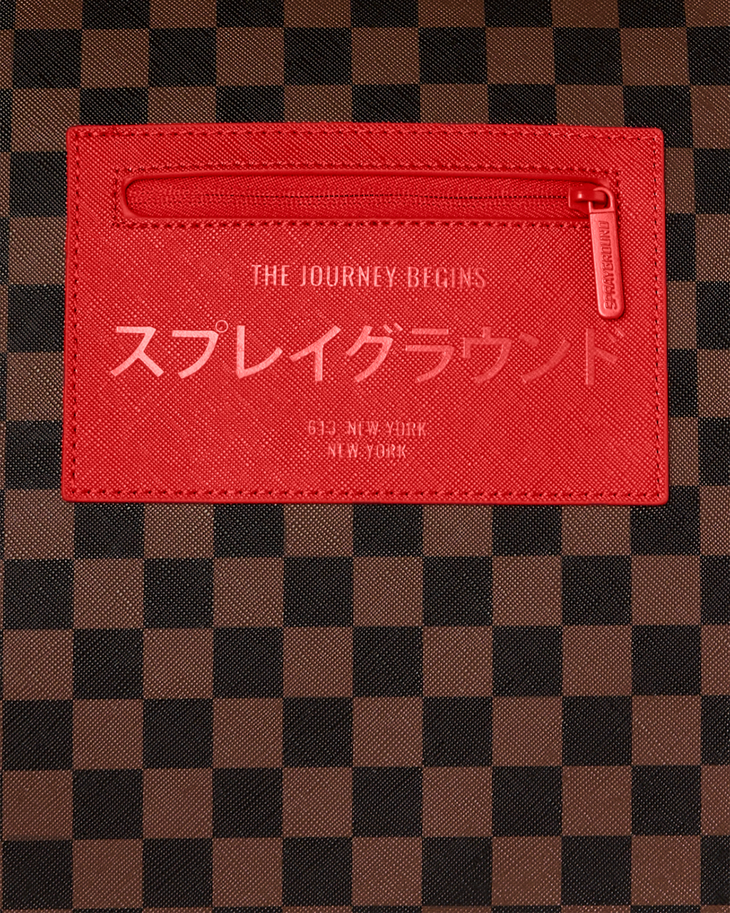 Limited Edition KATANA CHECK BOSS PYRAMID DUFFLE