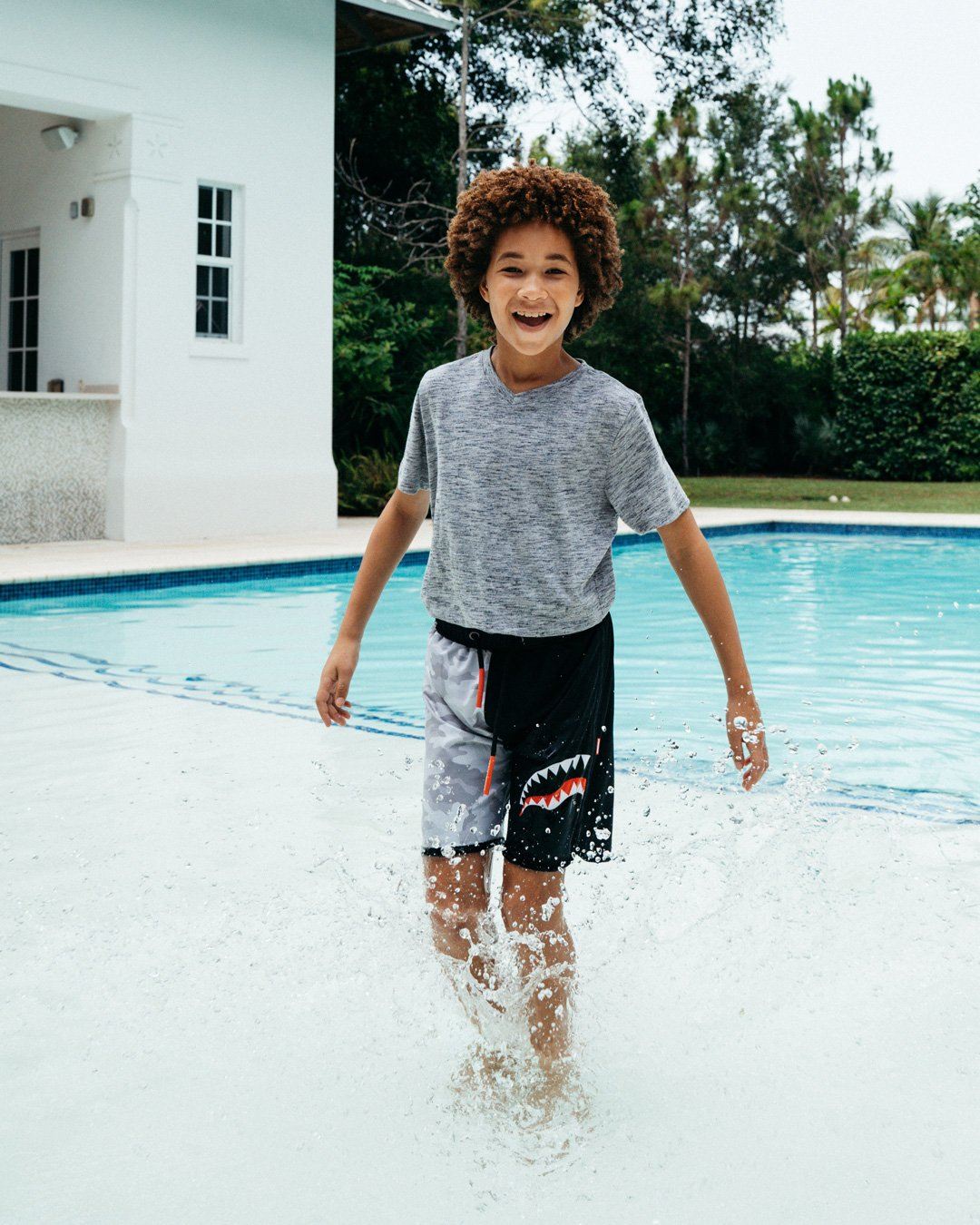 Limited Edition KIDS DAMAGE CONTROL SWIM TRUNKS