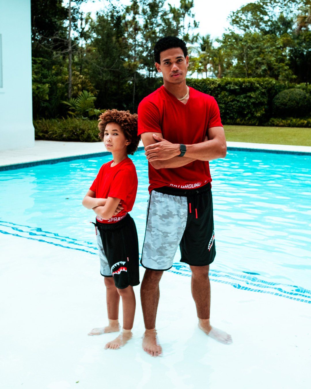Limited Edition KIDS DAMAGE CONTROL SWIM TRUNKS
