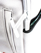 Limited Edition THE SPRAYGROUND DIY WHITE BACKPACK VEGAN LEATHER & INNER MONEY LINING & MARKERS INCLUDED