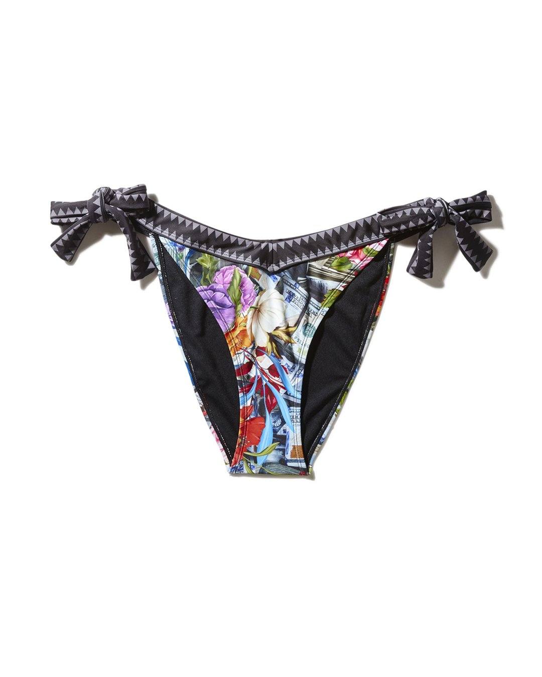 Limited Edition FLORAL MONEY BIKINI BOTTOM