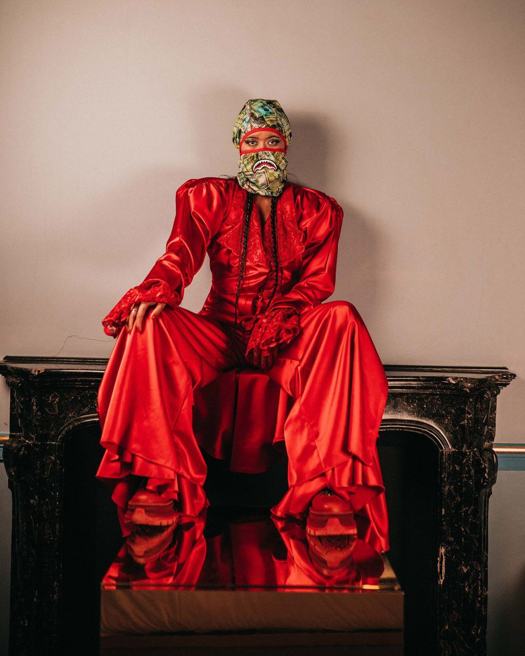 Limited Edition MAMA I MADE IT PULL DOWN SKI MASK