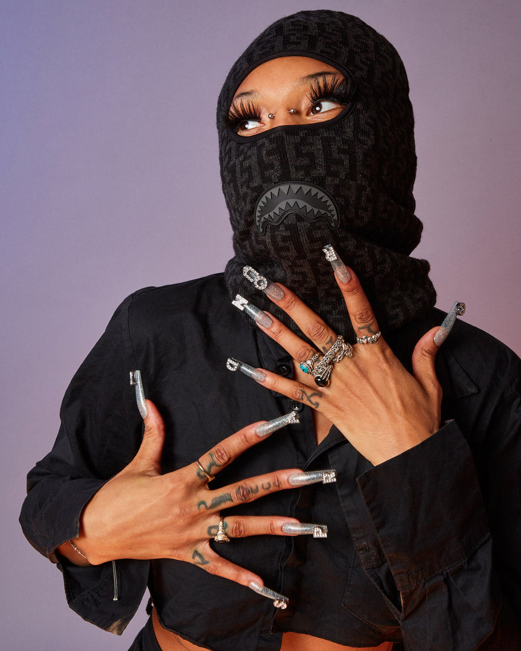 Limited Edition CASHIN CHECKS SKI MASK GRAY