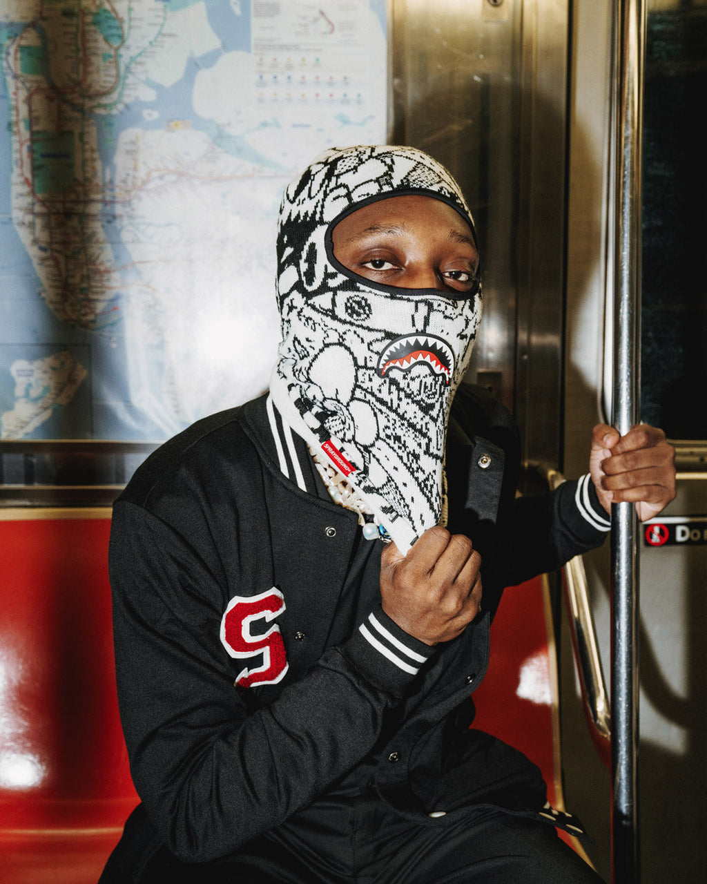 Limited Edition DOODLE SHARK SKI MASK