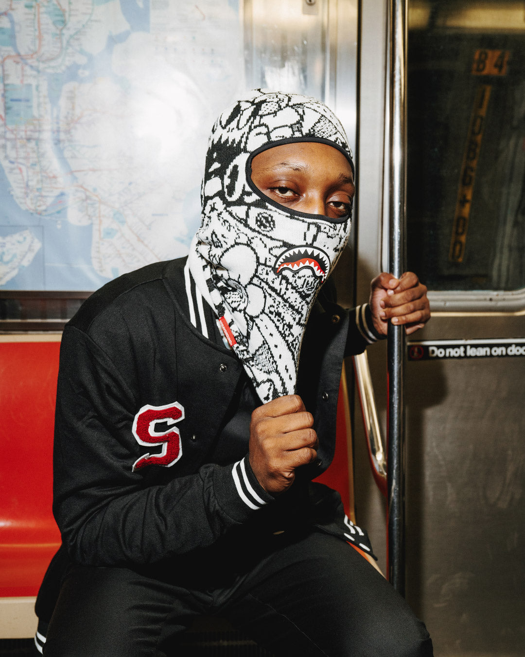 Limited Edition DOODLE SHARK SKI MASK
