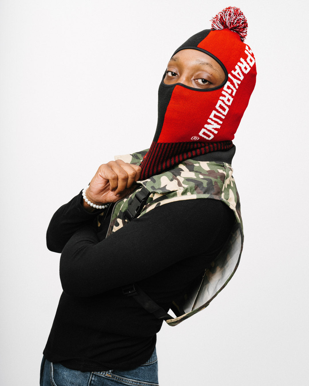 Limited Edition SPLIT POM SKI MASK