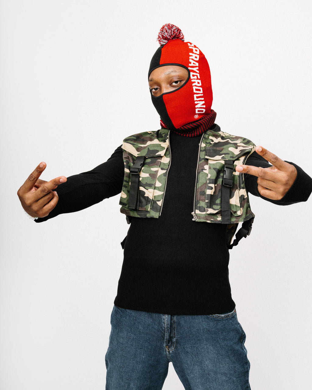 Limited Edition SPLIT POM SKI MASK