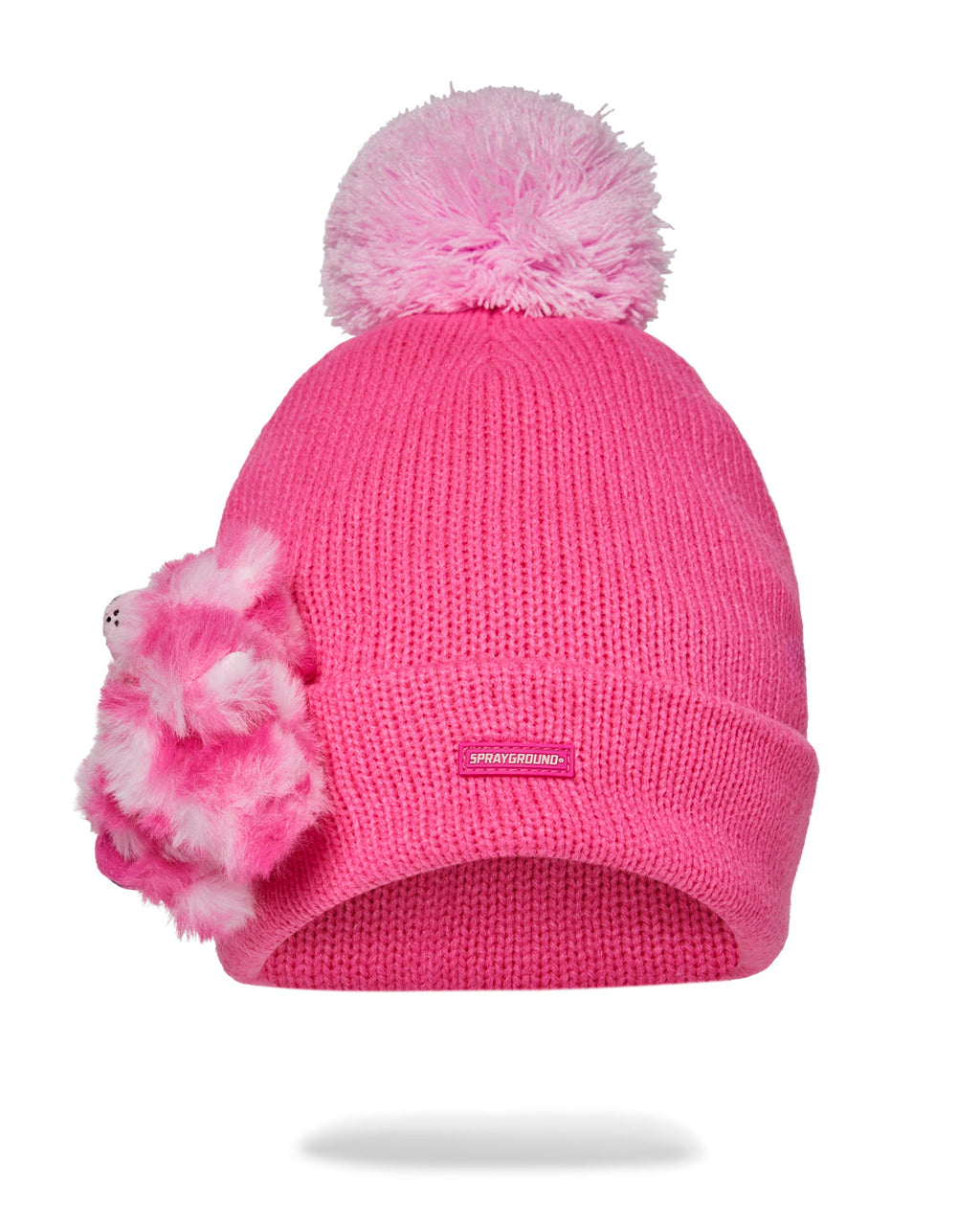 Limited Edition PINK LIL BEAR PUFF BEANIE