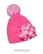Limited Edition PINK LIL BEAR PUFF BEANIE