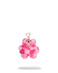 Limited Edition FURZILLA SHARK PINK CHECK KEYCHAIN