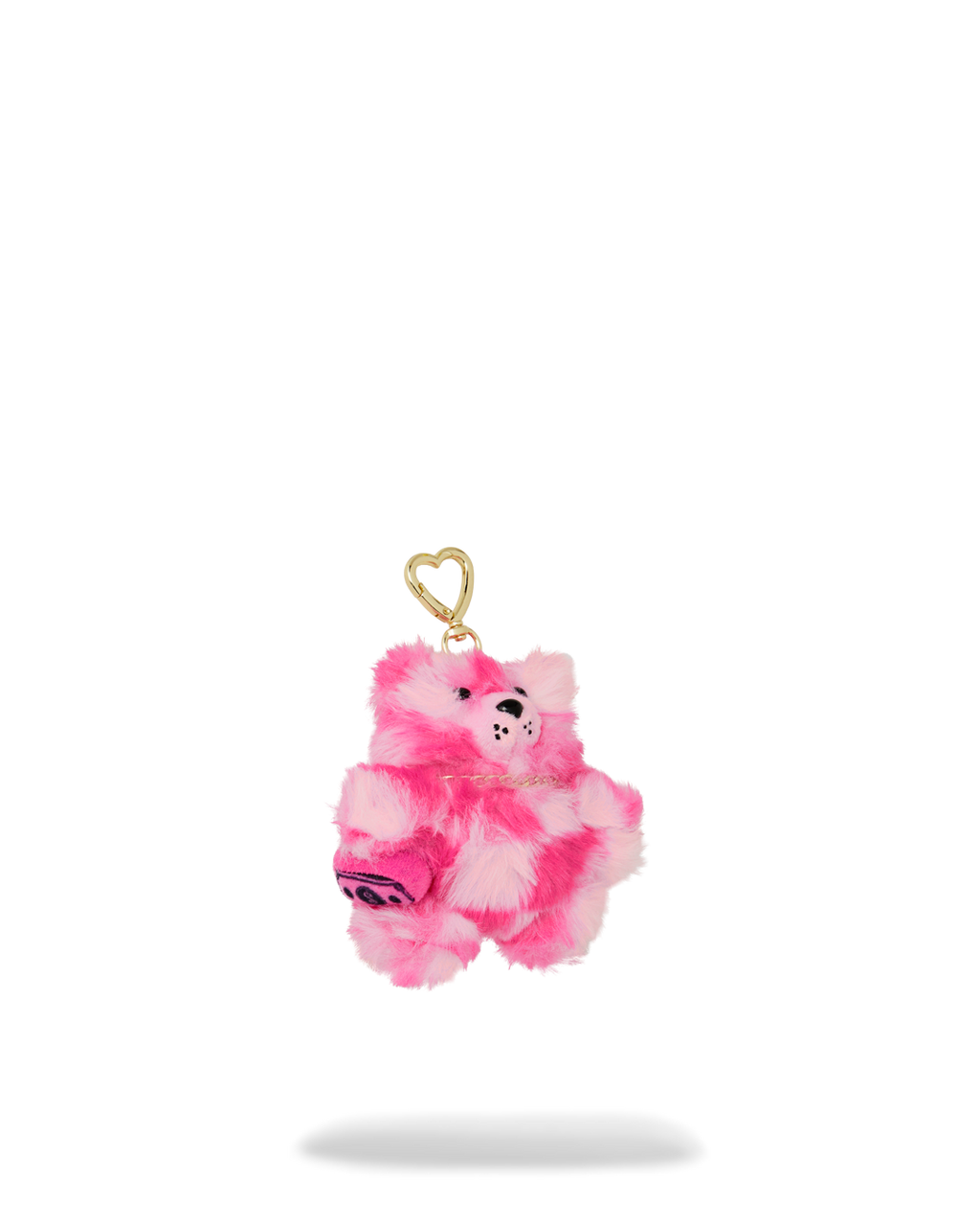 Limited Edition FURZILLA SHARK PINK CHECK KEYCHAIN