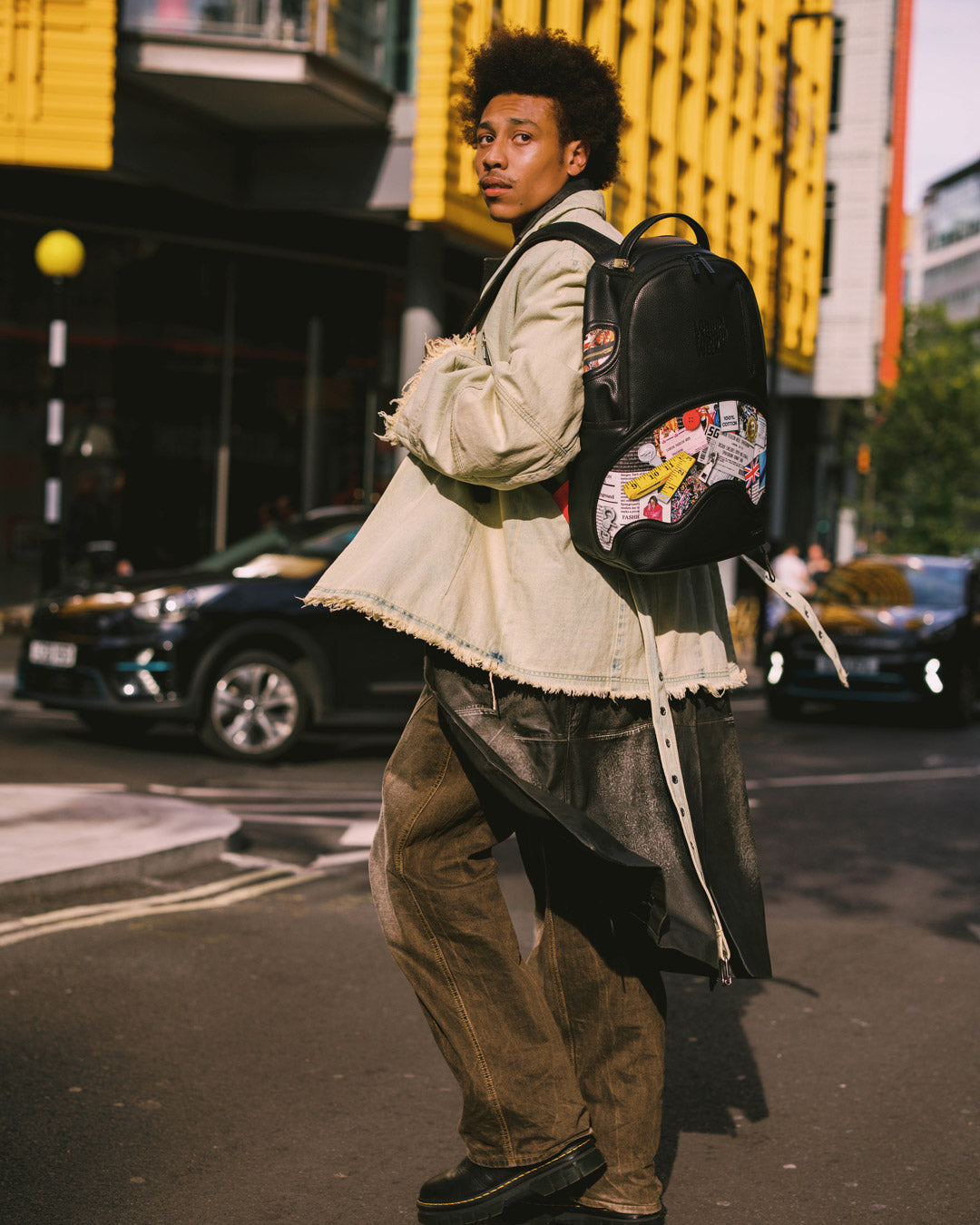 Limited Edition LONDON FASHION WEEK MOODBOARD MONTAGE BACKPACK