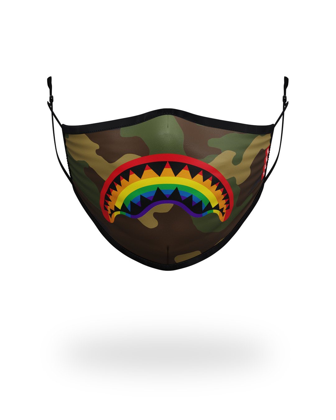 Limited Edition ADULT RAINBOW SHARK FORM FITTING FACE MASK