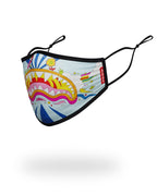 Limited Edition ADULT GROOVY SHARK FORM FITTING FACE MASK