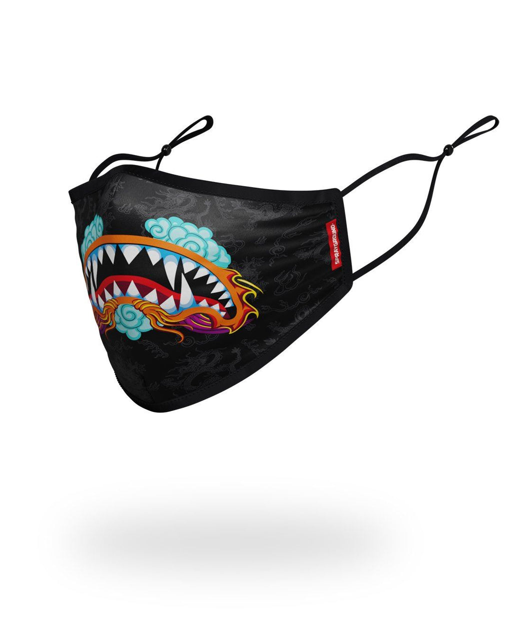 Limited Edition ADULT DRAGON SHARK FORM FITTING FACE MASK