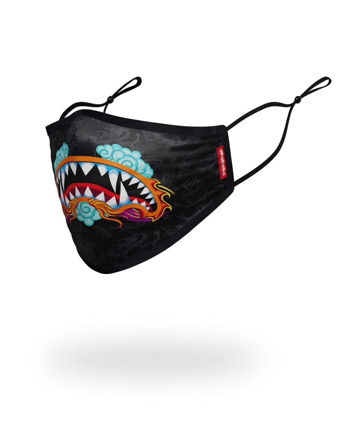 Limited Edition ADULT DRAGON SHARK FORM FITTING FACE MASK