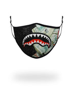 Limited Edition ADULT PARTY SHARK FORM FITTING FACE MASK