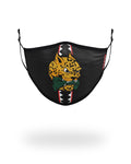 Limited Edition ADULT SPUCCI LEOPARD FORM FITTING FACE MASK