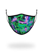 Limited Edition ADULT NEON MONEY FORM FITTING FACE MASK