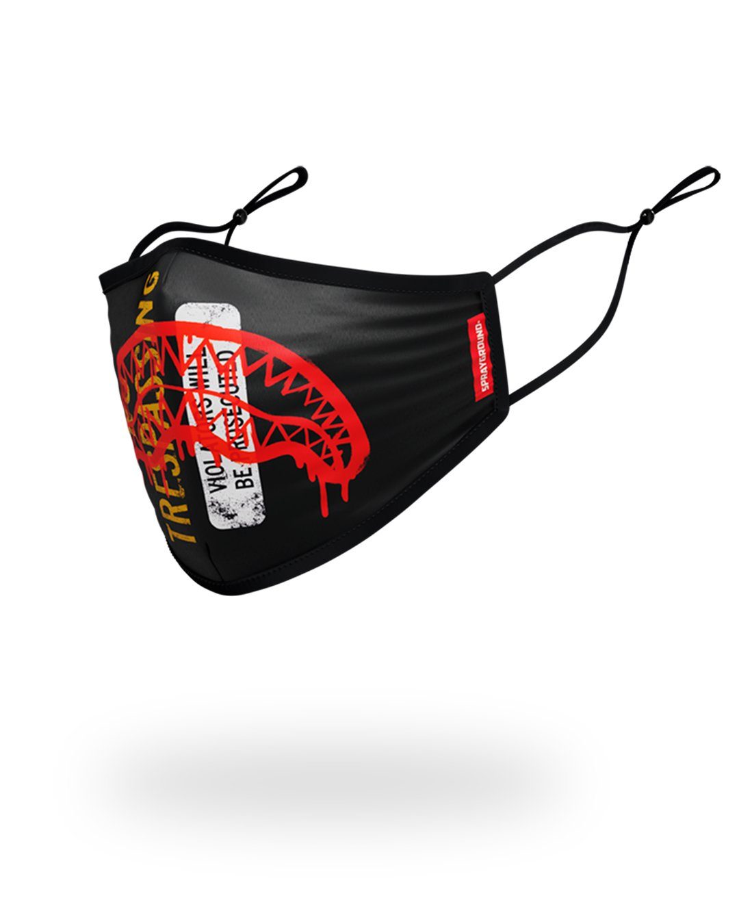 Limited Edition ADULT NO TRESSPASSING FORM FITTING FACE MASK