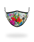 Limited Edition ADULT FLORAL MONEY FORM FITTING FACE MASK