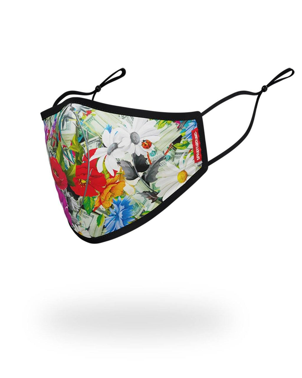 Limited Edition ADULT FLORAL MONEY FORM FITTING FACE MASK