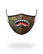 Limited Edition ADULT CHECKS & CAMO FORM FITTING FACE MASK
