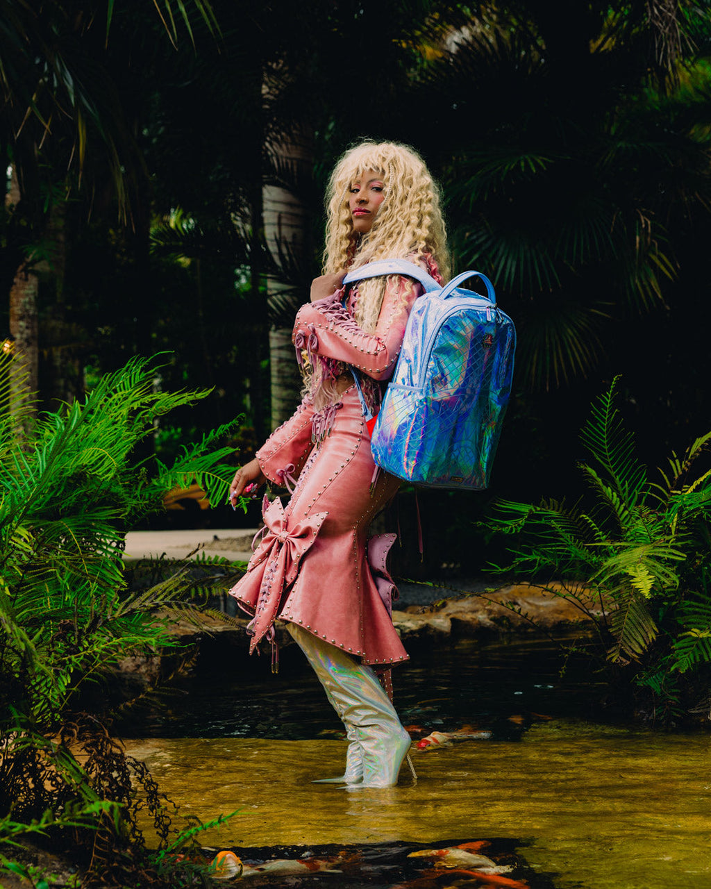 Limited Edition A.I. AFRICAN INTELLIGENCE THE OCEAN WITHIN BACKPACK - SANDFLOWER COLLAB