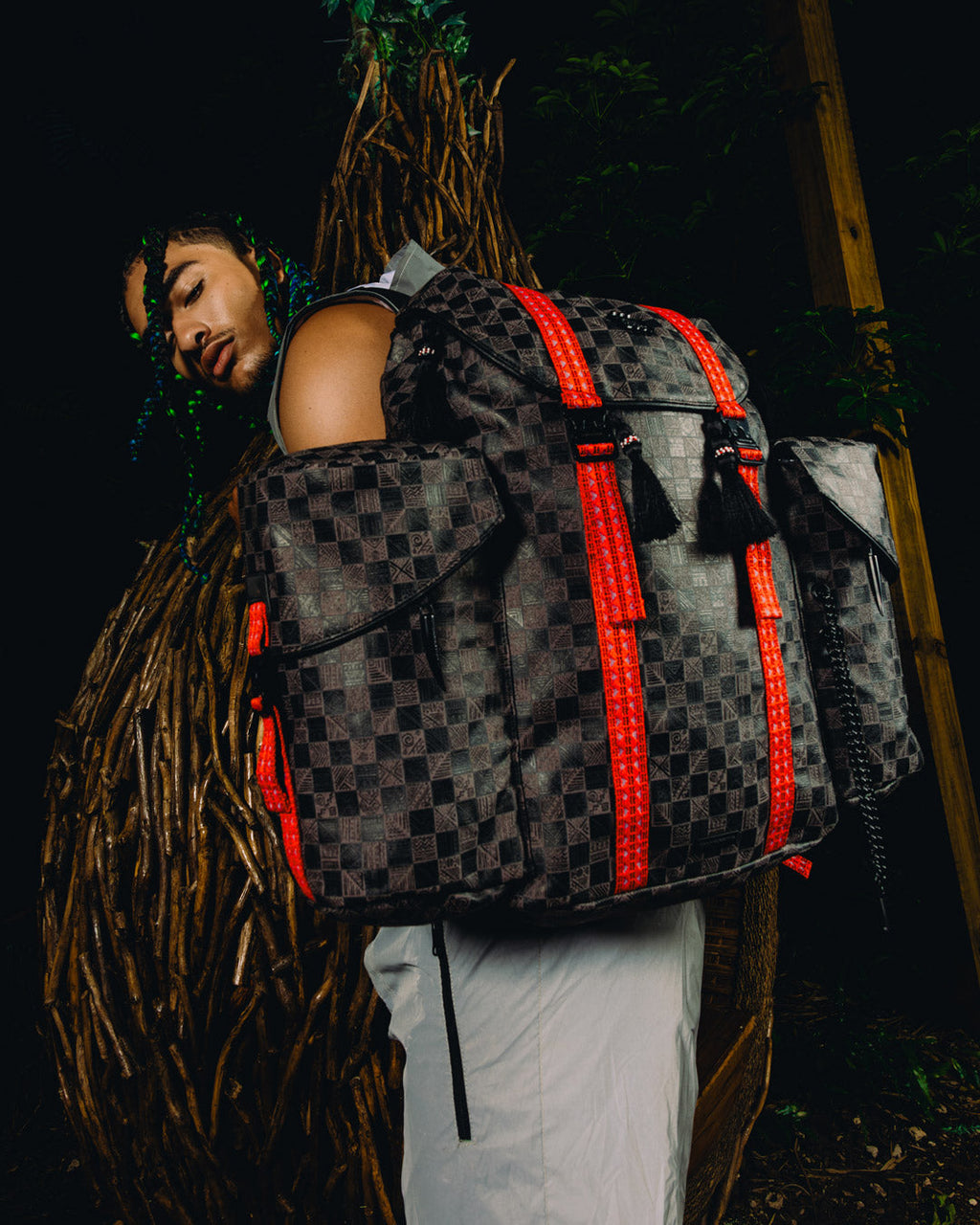 Limited Edition A.I. AFRICAN INTELLIGENCE MIDNIGHT MAGIC BACKPACK - SANDFLOWER COLLAB