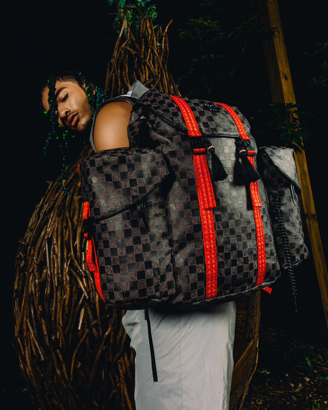 Limited Edition A.I. AFRICAN INTELLIGENCE MIDNIGHT MAGIC BACKPACK - SANDFLOWER COLLAB
