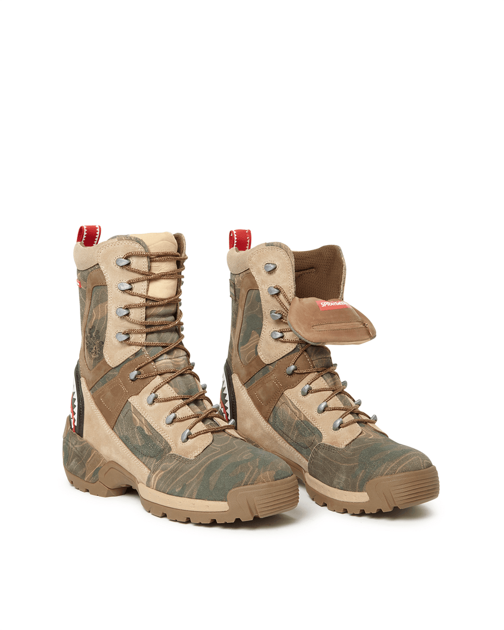 Limited Edition CAMO TERRAIN FUERZA COBRA PARATROOPER BOOTS - MADE IN COLOMBIA NUMBERED 1280 PAIRS