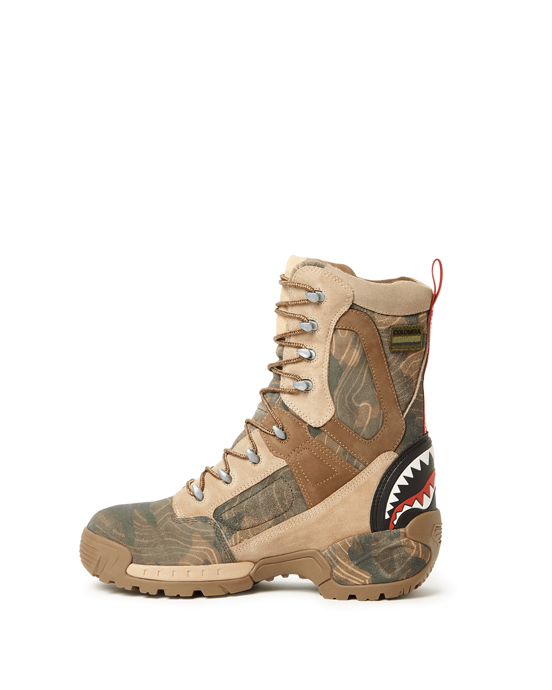 Limited Edition CAMO TERRAIN FUERZA COBRA PARATROOPER BOOTS - MADE IN COLOMBIA NUMBERED 1280 PAIRS