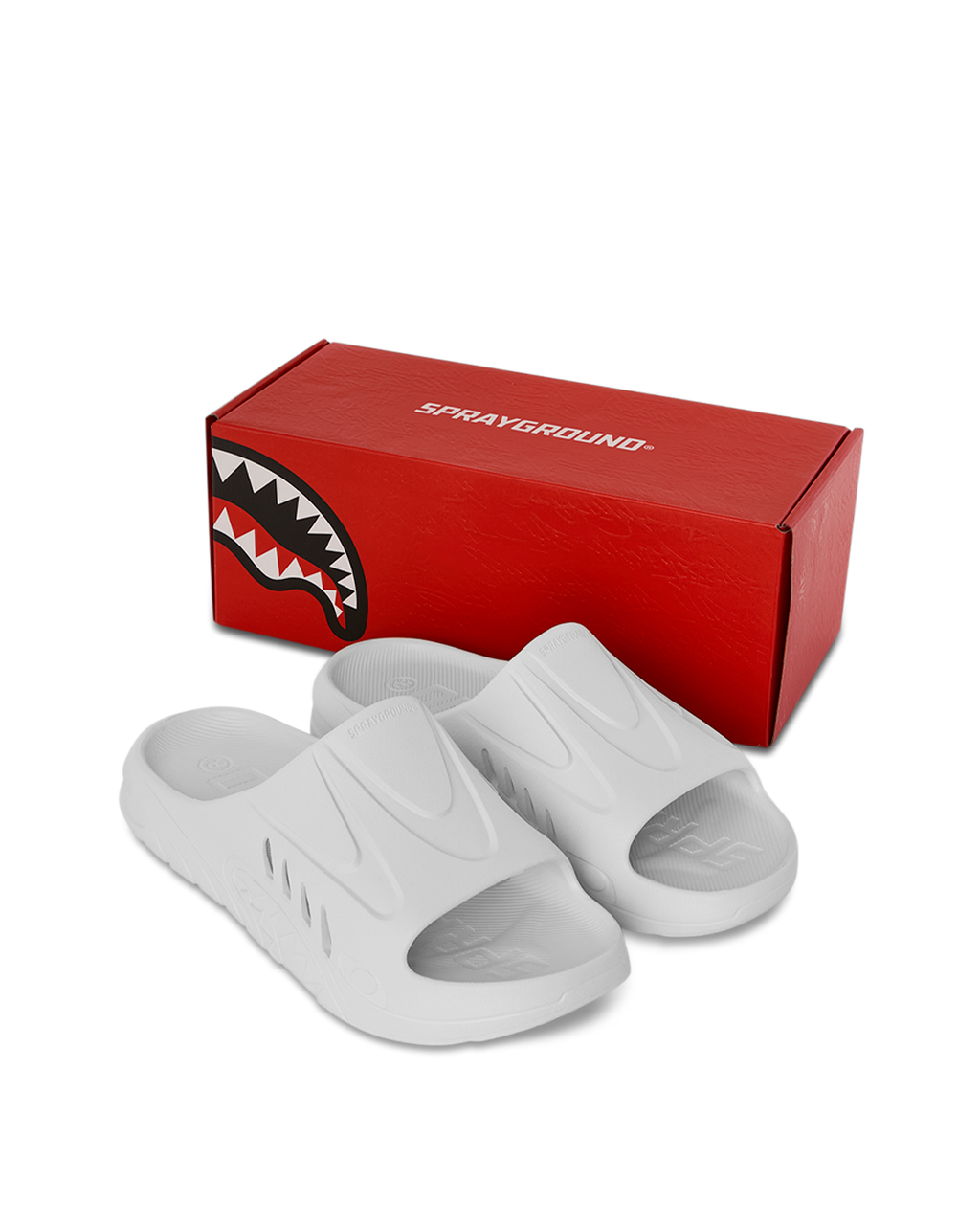 Limited Edition SHARK SLIDE WHT