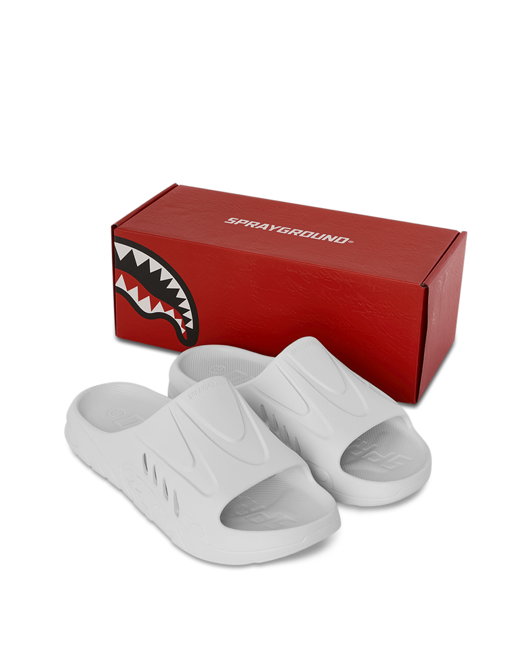 Limited Edition SHARK SLIDE WHT