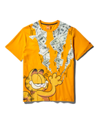 Limited Edition GARFIELD CAT STRATCH GRAPHIC T-SHIRT ORANGE
