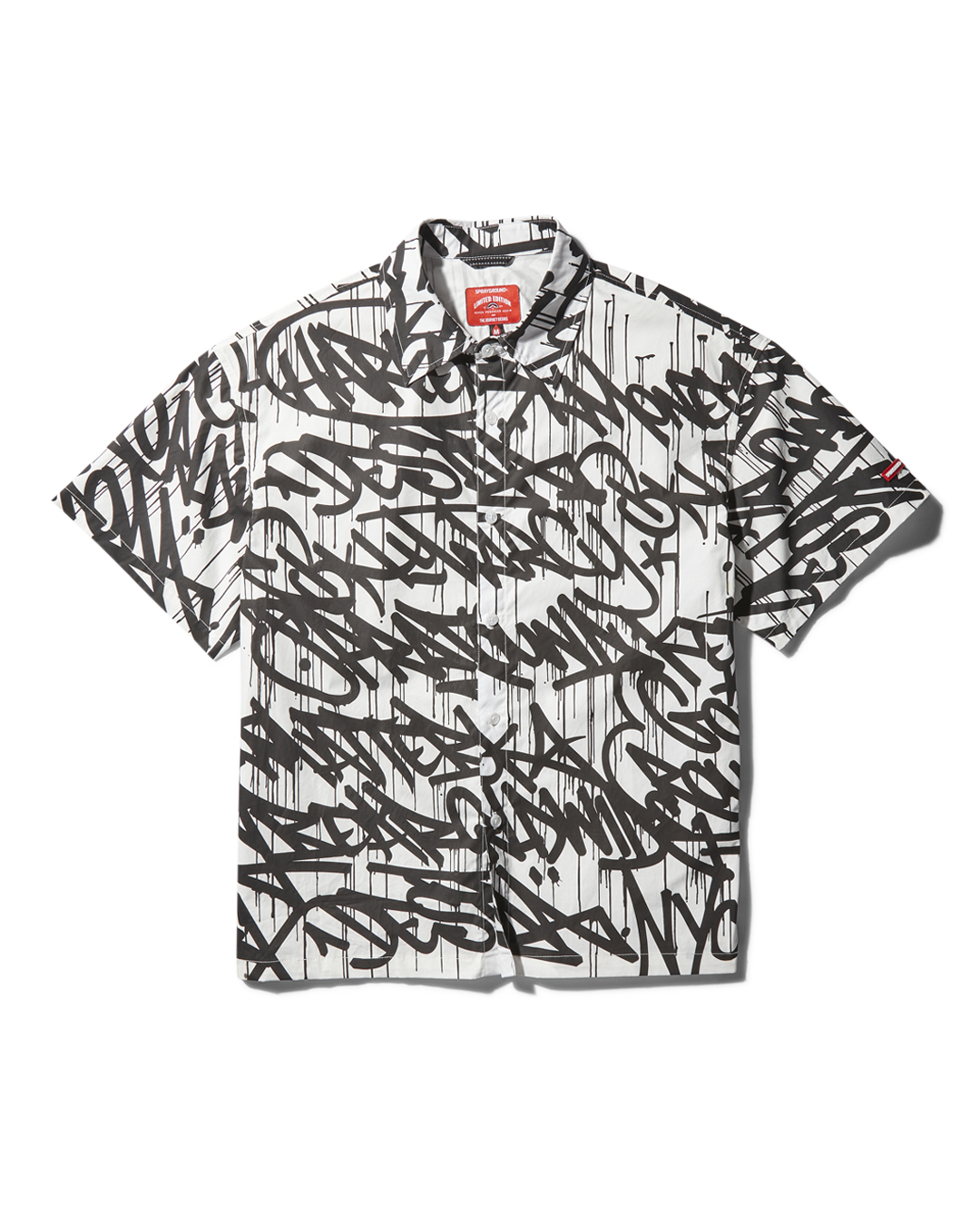 Limited Edition GRAFFITI SHORT SLEEVE BUTTON FRONT SHIRT