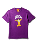 Limited Edition GARFIELD SHARKMOUTH GRAPHIC T-SHIRT PURPLE