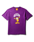 Limited Edition GARFIELD SHARKMOUTH GRAPHIC T-SHIRT PURPLE