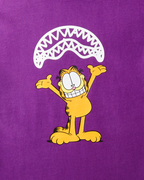 Limited Edition GARFIELD SHARKMOUTH GRAPHIC T-SHIRT PURPLE