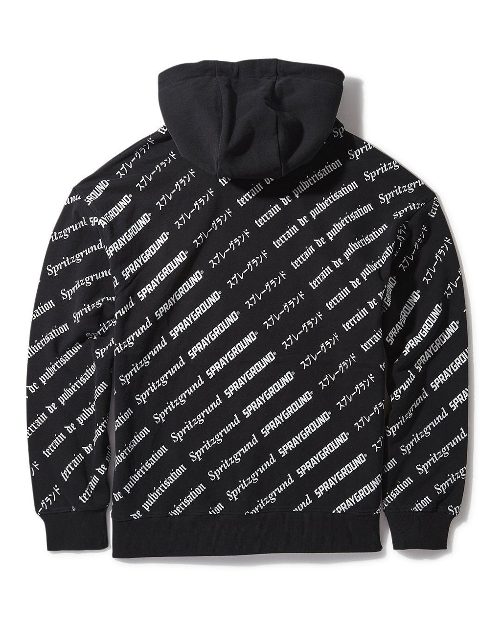 Limited Edition SG LOGO REPEAT HOODIE PULLOVER BLACK