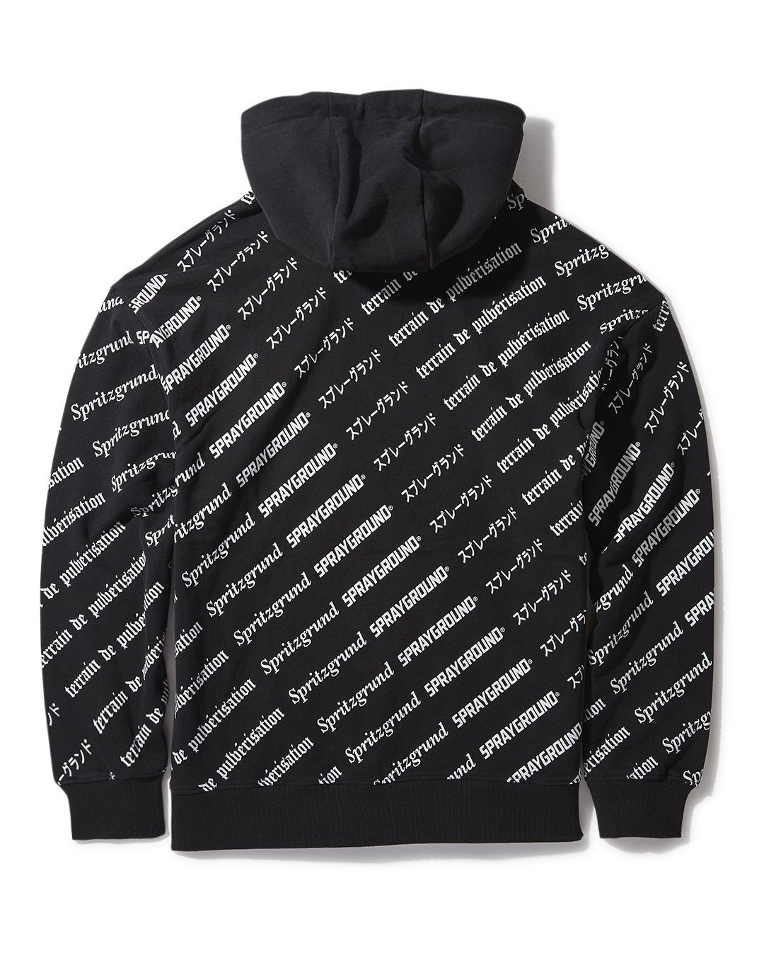 Limited Edition SG LOGO REPEAT HOODIE PULLOVER BLACK