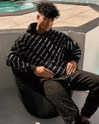 Limited Edition SG LOGO REPEAT HOODIE PULLOVER BLACK