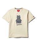 Limited Edition SHORT SLEEVE GRAPHIC MONEY BEAR T-SHIRT APRICOT