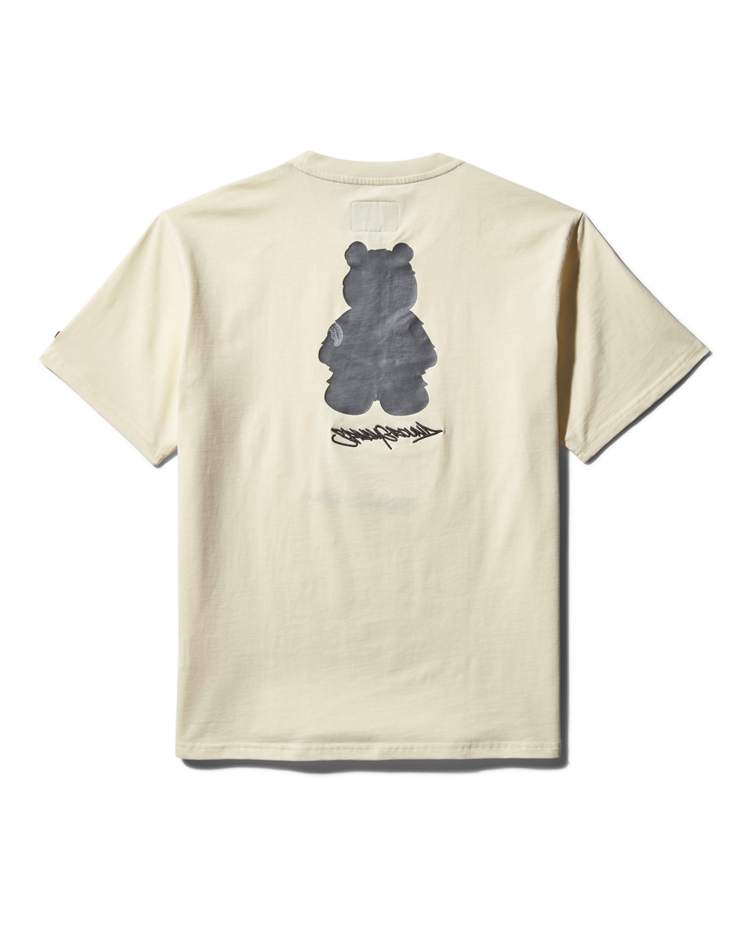 Limited Edition SHORT SLEEVE GRAPHIC MONEY BEAR T-SHIRT APRICOT