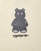 Limited Edition SHORT SLEEVE GRAPHIC MONEY BEAR T-SHIRT APRICOT