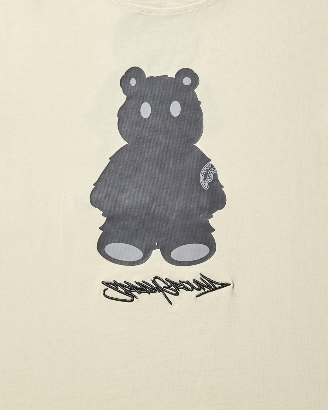 Limited Edition SHORT SLEEVE GRAPHIC MONEY BEAR T-SHIRT APRICOT