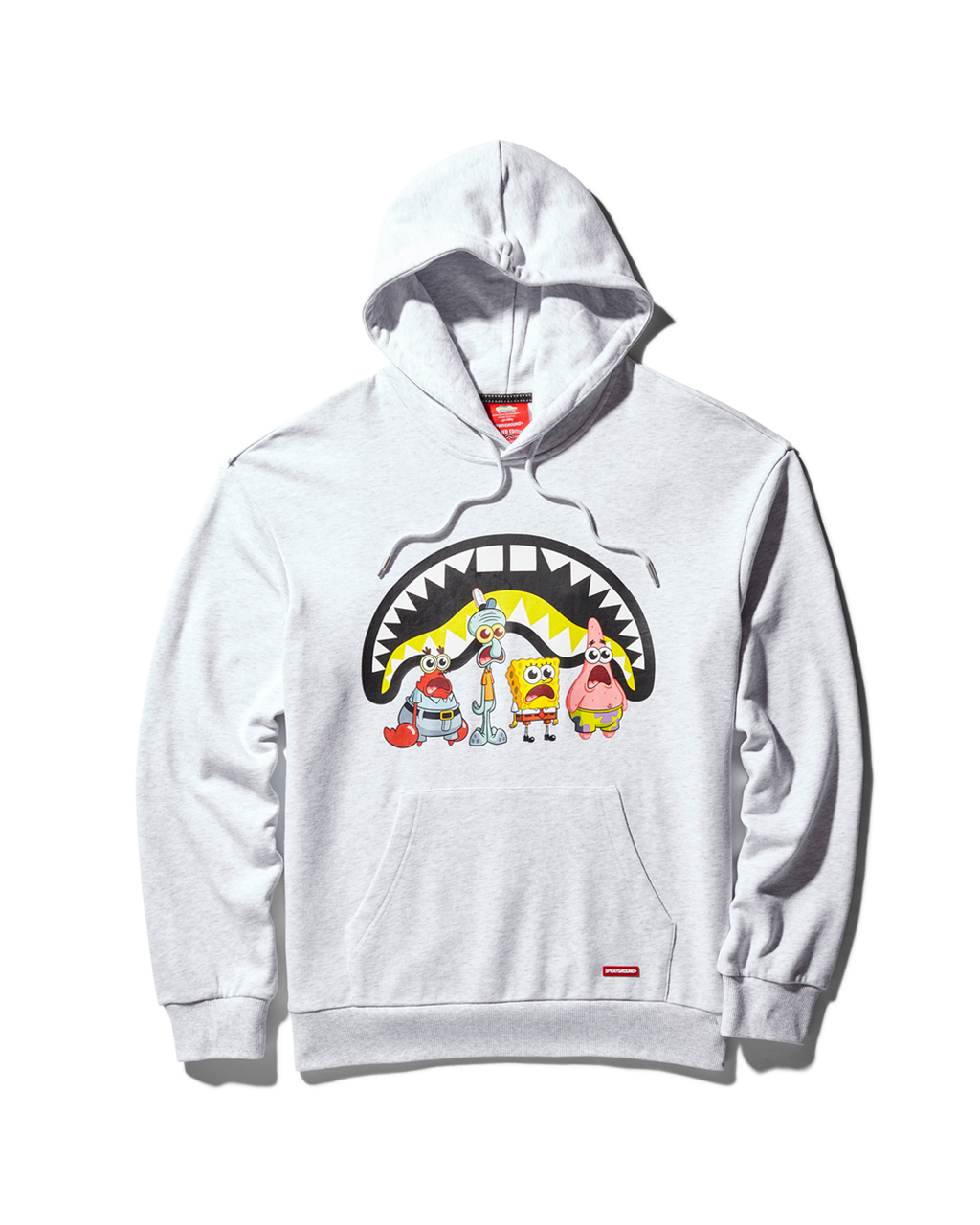 Limited Edition SPONGEBOB CREW SHARK HOODIE LIGHT GREY