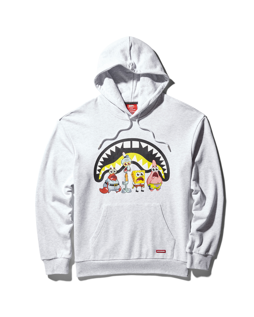 Limited Edition SPONGEBOB CREW SHARK HOODIE LIGHT GREY