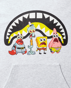Limited Edition SPONGEBOB CREW SHARK HOODIE LIGHT GREY