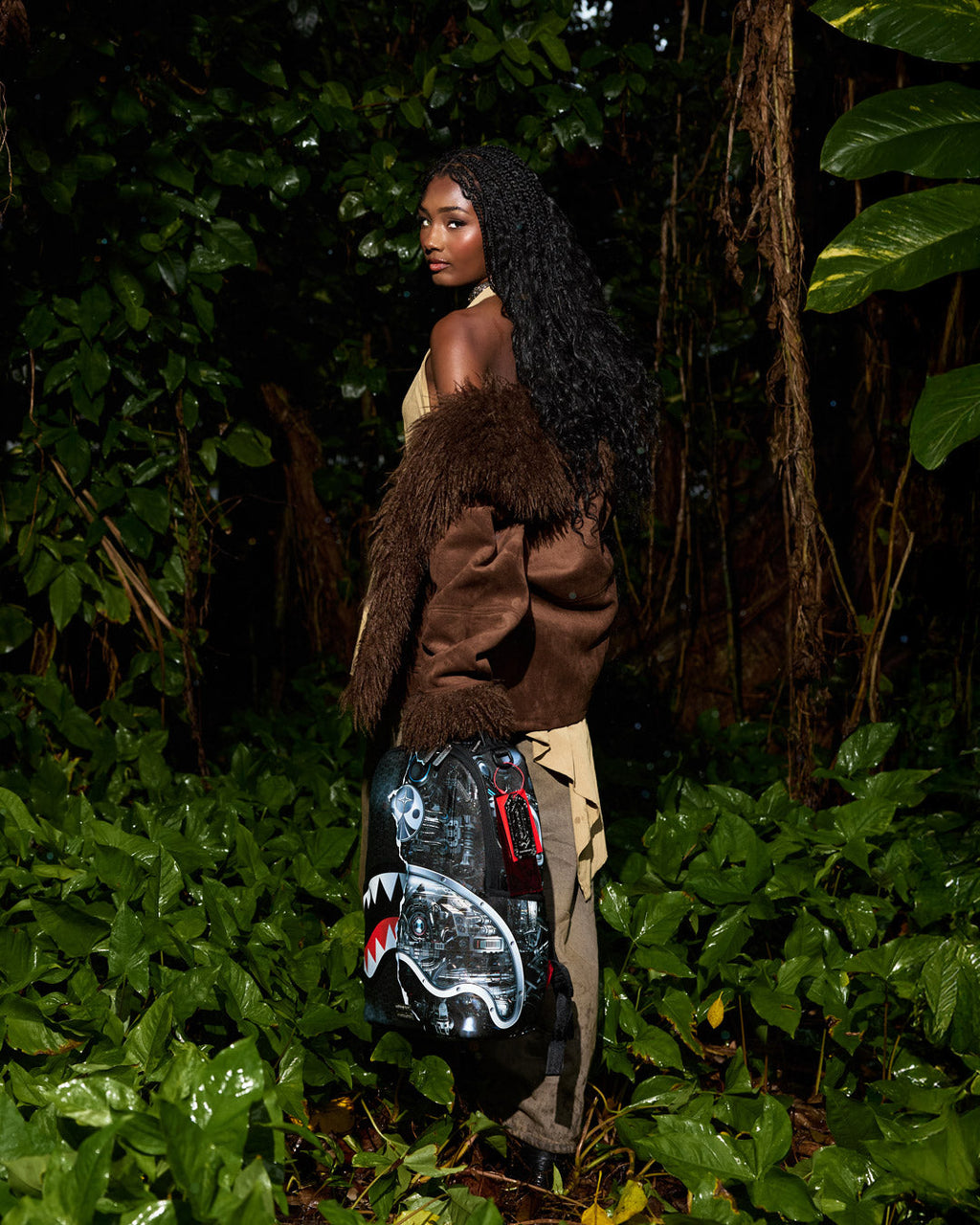Limited Edition FOUNDATION LADY DEMERZEL ROBOTIC SHARK BACKPACK